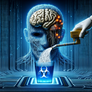 A human brain and a glass of liquid
Description automatically generated