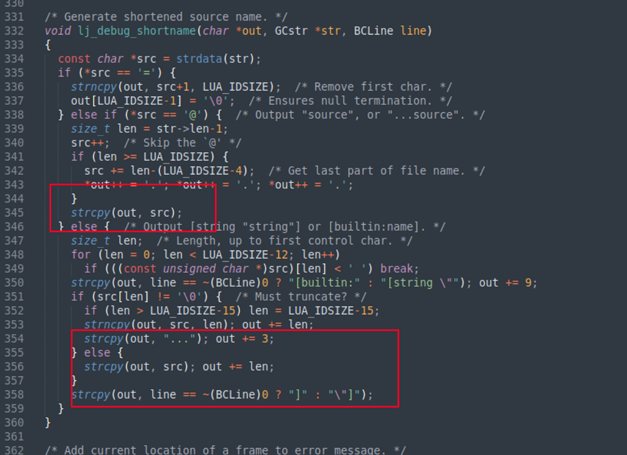 A screen shot of a computer code
Description automatically generated