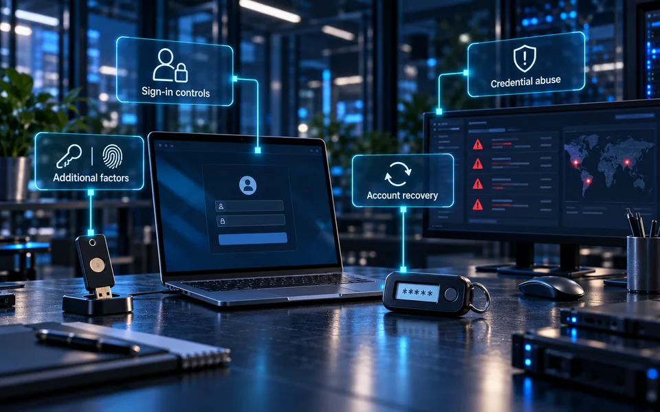 Authenticated testing examines user sessions and security controls using the agreed test accounts.