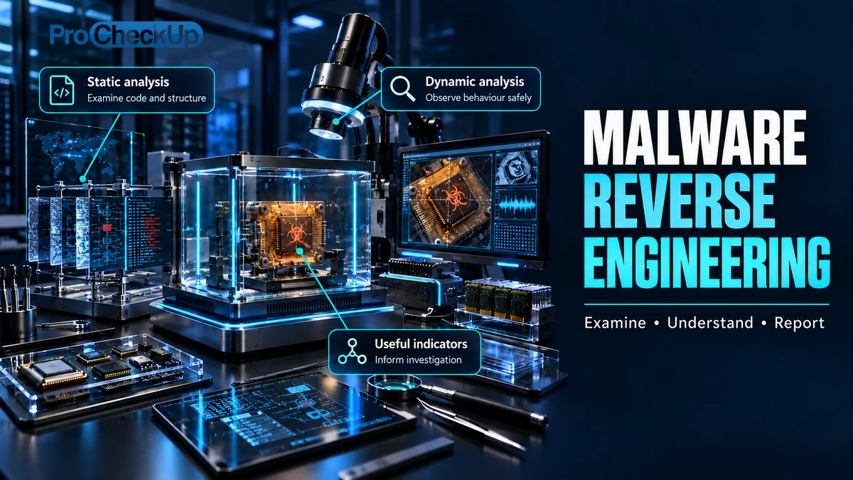 Malware Analysis and Reverse Engineering Services. Examine, Understand, Report. Static analysis: Examine code and structure; Dynamic analysis: Observe behaviour safely; Useful indicators: Inform investigation.