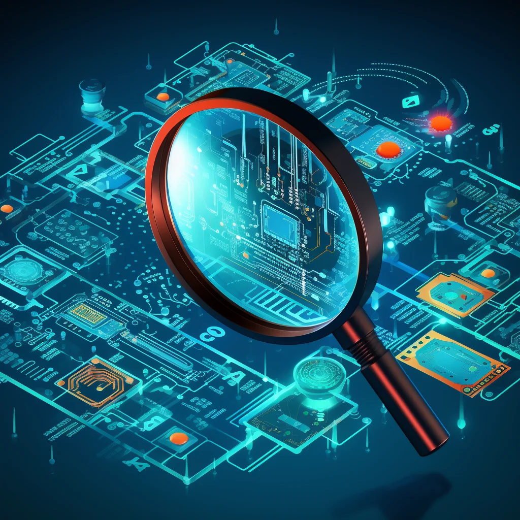 Illustration of firmware layers and embedded secrets